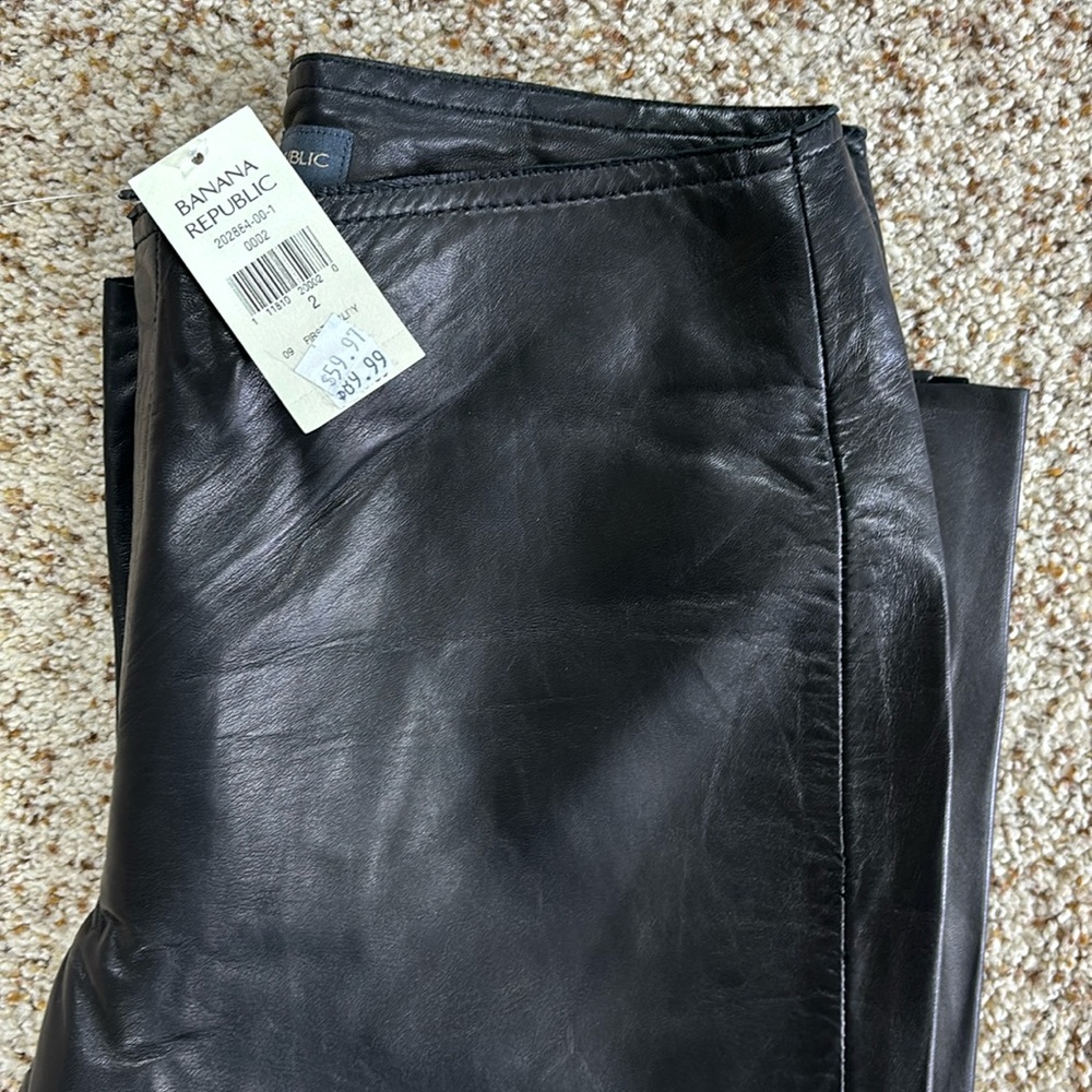 Banana republic leather pants